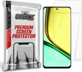 Mbrojtëse ekrani GrizzGlass HybridGlass për Realme C67, xham hibrid, transparencë e lartë