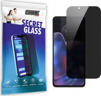 Xham mbrojtës privatësie Grizz SecretGlass për Motorola Edge 2022, xham + film qeramik, transparencë e lartë