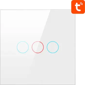 Çelës inteligjent Avatto ZTS02, ZigBee 3.0, 3 kanale, i bardhë