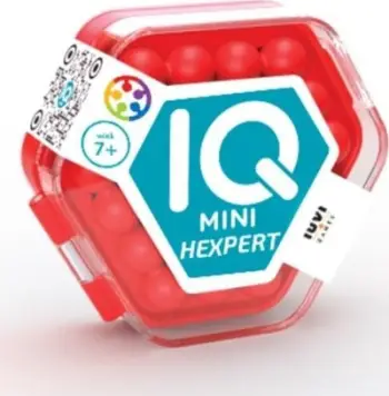 Lojë logjike IUVI Games Smart Games IQ Mini Hexpert, kompakte, për udhëtim, shumëngjyrëshe