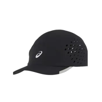 Kapelë vrapimi Asics Ultra Lightweight Running Cap, shumë e lehtë, reflektuese, e zezë