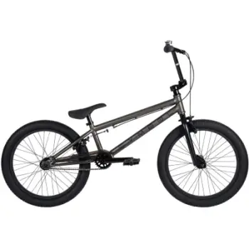 Bicikletë BMX Huffy Symbol Freestyle, 20", për fëmijë, gri metalike