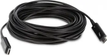 Kabllo LMP Thunderbolt 3 USB-C, aktive optike, 40Gbps, 10m, e zezë