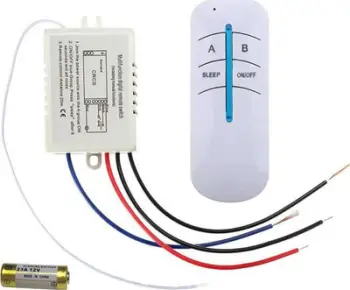 Ndërprerës wireless CRCS, 1 kanal 1000W, telekomandë 20m, i bardhë