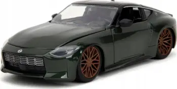 Maketi diecast Jada Toys Fast and Furious 2023 Nissan, shkalla 1/24, model koleksionues, i argjendtë
