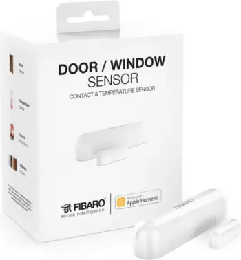 Senzor dere/dritare Fibaro FGBHDW-002-1, Bluetooth, me matës temperature, i bardhë