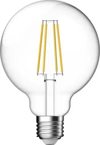 Llambë LED Nordlux Globe G95 E27, 4.7W, 650lm, transparente