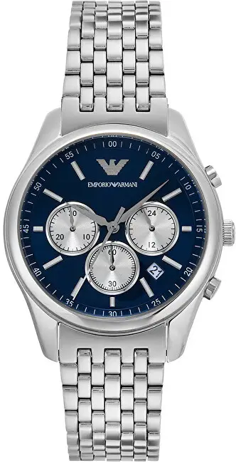 Orë klasike për meshkuj Emporio Armani Antonio AR11582, e argjendtë
