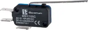 Çelës miniaturë Spamel MSV105C, levë e rrafshët shumë e gjatë