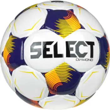 Top futbolli Select Diamond V26, TPU, i bardhë portokalli