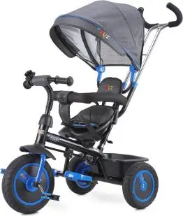 Triçikletë Caretero Buzz, e hirtë / kaltër