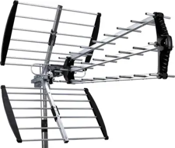 Antena televizive Maximum UHF200, për jashtë, UHF, metalike, argjend