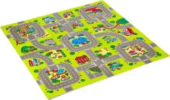 Tapet lojërash për fëmijë NILS Extreme MD02 Puzzle Cars, 9 pjesë, shumëngjyrësh