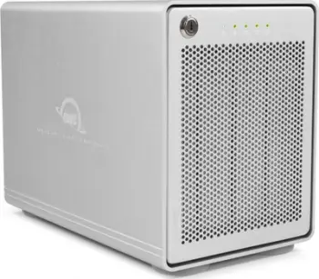 Kuti e jashtme disqesh OWC Mercury Elite Pro Quad, 4 slote, USB C, argjendi