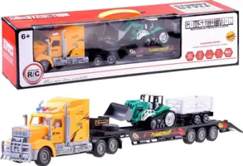Set lodrash Jokomisiada Truck Tow Truck RC0208, kamion me telekomandë, traktor me rimorkio, shumëngjyrëshe