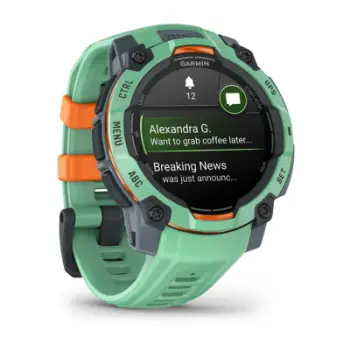 Smartwatch Garmin Instinct 3 Neotropic, AMOLED 1.2", 45mm, jeshile
