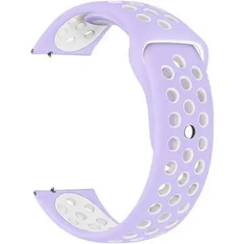 Rrip ore Eternico Sporty Universal, 22mm, Quick Release, i bardhë me lejla