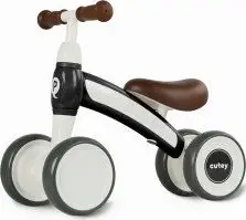 Biçikletë balancuese Qplay Cutey, 4 rrota, 12m+, e bardhë