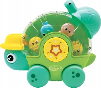 Lodër banjoje Teka Turtle Water Carousel, karusel uji, me kupa thithëse, shumëngjyrëshe