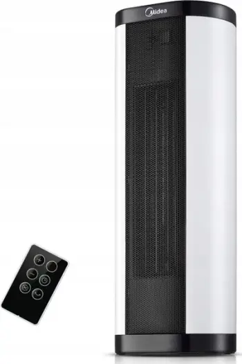 Ngrohës ventilator kulle Midea NTH20-17BR, 2000W, termostat dixhital, bardh e zezë
