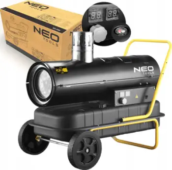 Ngrohës me naftë Neo Tools 90-086, 20kW, dalje gaze djegieje, i zi
