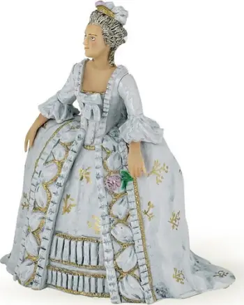 Figurë lodër PAPO Marie Antoinette, seri Historical Characters, PVC, blu