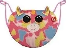 Maskë fytyre Fantasia Beanie Boo, dizajn unikorn, shumëngjyrëshe