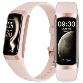 Ora inteligjente Gravity GT40-3, AMOLED, Bluetooth, rozë