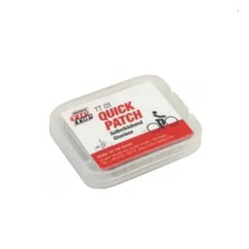 Set riparimi goma biçiklete Rema Tip Top TT 03, patch vetëngjitës, kompakt, kuqe bardhë