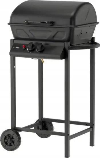 Grill me gaz Lund 99657, 2 brenera, 5.5 kW, i zi