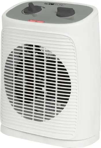 Ngrohës me ventilator Clatronic HL 3762, 2 nivele ngrohjeje, funksion ajri i ftohtë, i bardhë