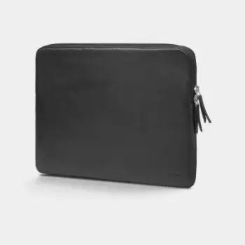 Futrollë laptopi Trunk Leather Sleeve 14", lëkurë, i zi
