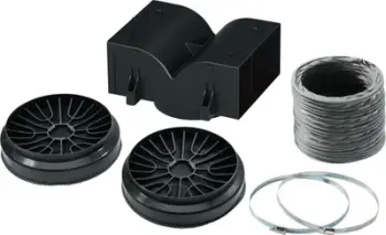 Set filtrimi për aspirator Bosch DWZ1EK1U1, recirkulim ajri, standard, i zi
