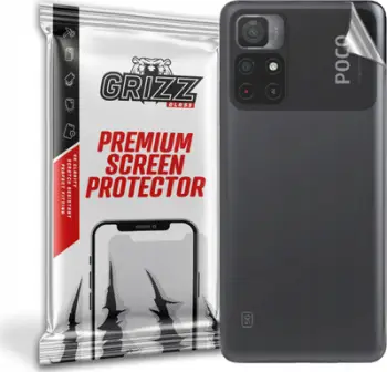 Folie mbrojtëse e pasme GrizzGlass për Xiaomi POCO M4 Pro 5G, SatinSkin, transparente