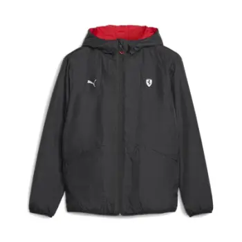 Xhaketë Puma Scuderia Ferrari Race, e mbushur, e kthyeshme, e zezë e kuqe
