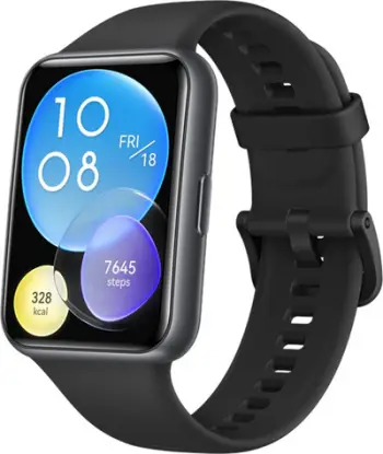 Ora inteligjente Huawei Watch Fit 2, 1.74" AMOLED, GPS, e zezë