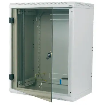 Kabinet muror TRITON Delta 4S 4U, 600x395x280mm, xham sigurie, gri e hapur