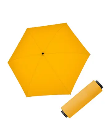 Çadër e palosshme Doppler Fiber Mini Compact uni Gold Fusion, e verdhë