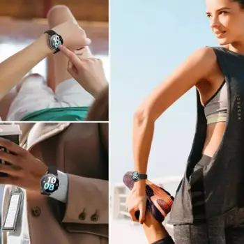 Kasje orë inteligjente Tech-Protect Defense360 Samsung Galaxy Watch 6 44mm, me xham mbrojtës, e zezë