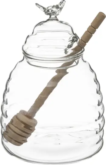 Enë për mjaltë Secret of Gourmet, 10 cm, 14 cm, transparente