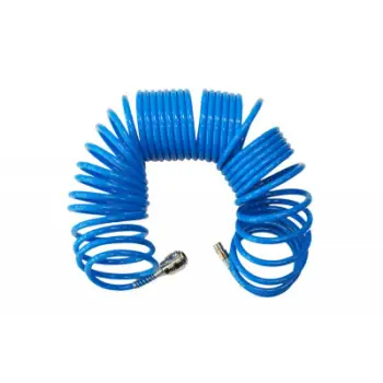 Zorrë spirale pneumatike AWTools AW10038, 5mm, 15m, portokalli