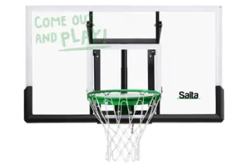 Kosh basketbolli Salta Guard, montim në mur, tabelë polikarbonat, i zi e gjelbër