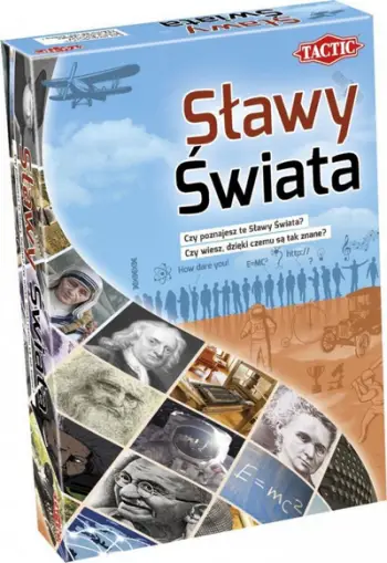 Lojë tavoline Tactic World Quizzes World Celebrities, kuiz me personazhe të famshëm, për fëmijë dhe të rritur, shumëngjyrëshe