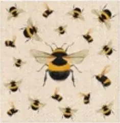 Salveta letre PAW, 3-shtresore, 33 x 33 cm, set 20 copë, me temë natyre