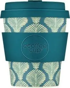Gotë kafeje e ripërdorshme Ecoffee Cup Creasy Lu, 240 ml, material bimor, shumëngjyrëshe