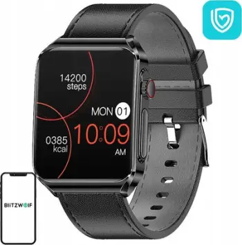 Ora inteligjente Blitzwolf BW-HL6, Bluetooth 5.1, IP67, e zezë