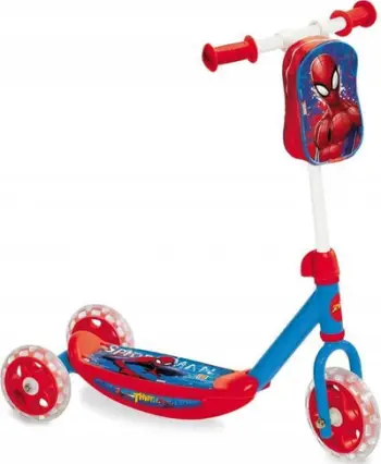 Trotinet fëmijësh Mondo Spiderman 28692, 3 rrota, timon i rregullueshëm, shumëngjyrësh