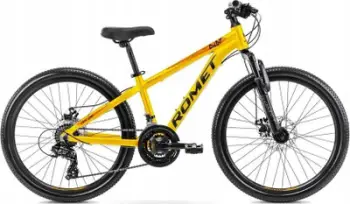 Biçikletë malore Romet Rambler Dirt 24 13 S, 24", 21 marshe, portokalli