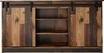 Komodë Cama Meble Granero, 160x80x35 cm, stil industrial, dru i vjetër