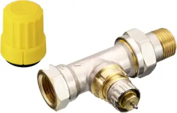Valvul radiatorësh Danfoss RA-UR 15, 1/2", e drejtë, për kthim